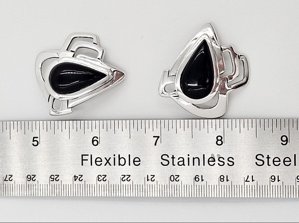 Erika Hult de Corral "Ric" Jewelry Artisan Erika Hult de Corral "Ric" Taxco Sterling Modernist Earrings