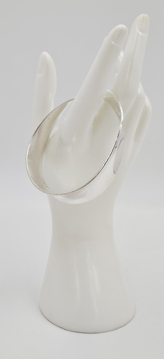 Los Ballesteros Jewelry Rare Los Ballesteros Taxco Sterling Modernist Mobius Bangle Bracelet 1950/60s
