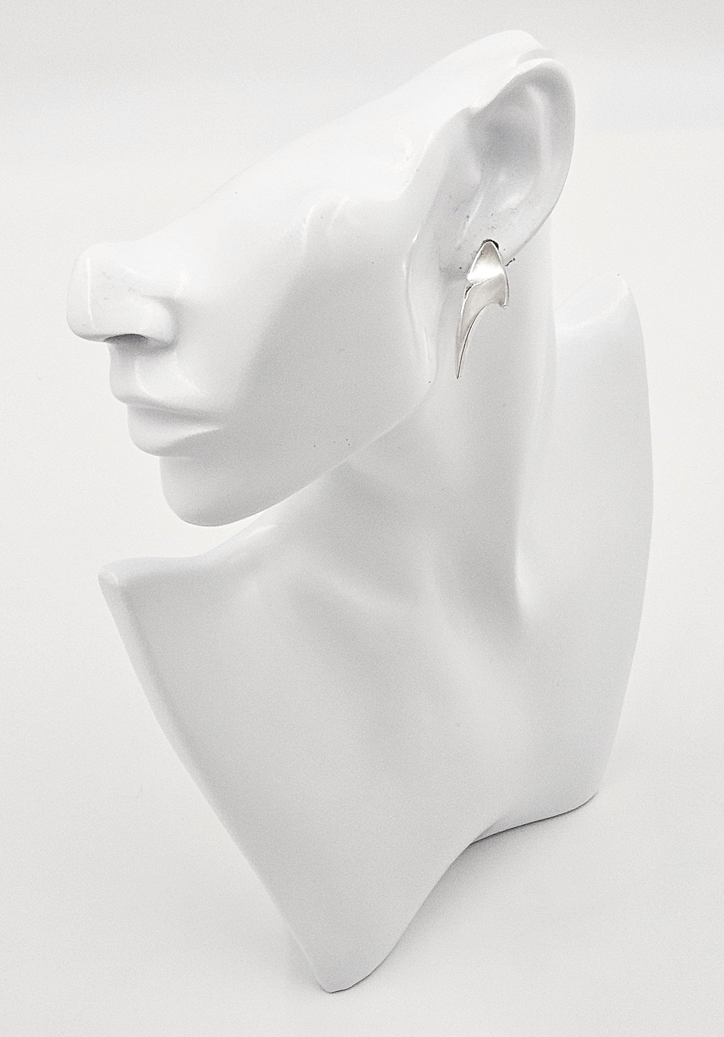 Bent Knudsen Jewelry Bent Knudsen Denmark Sterling Atomic Modernist Post Back Earrings C 1960's