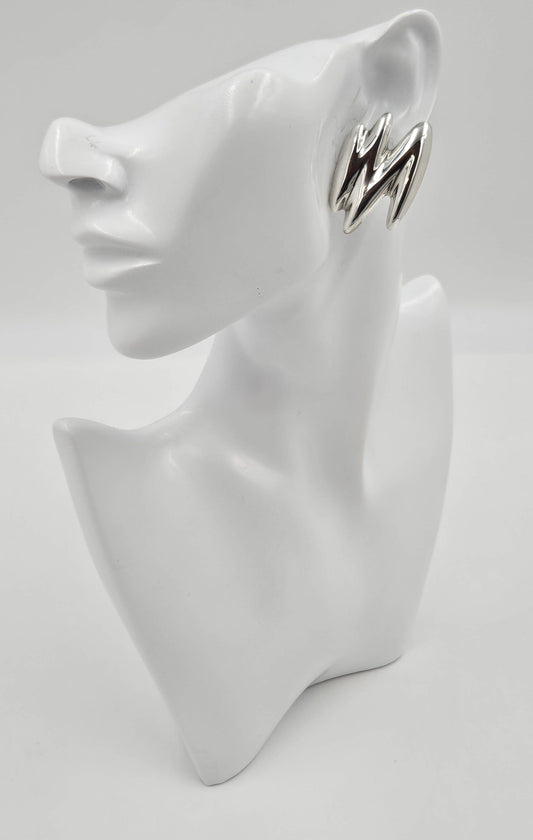 Clift Jewelry Clift Sterling Modernist Earrings 1970's