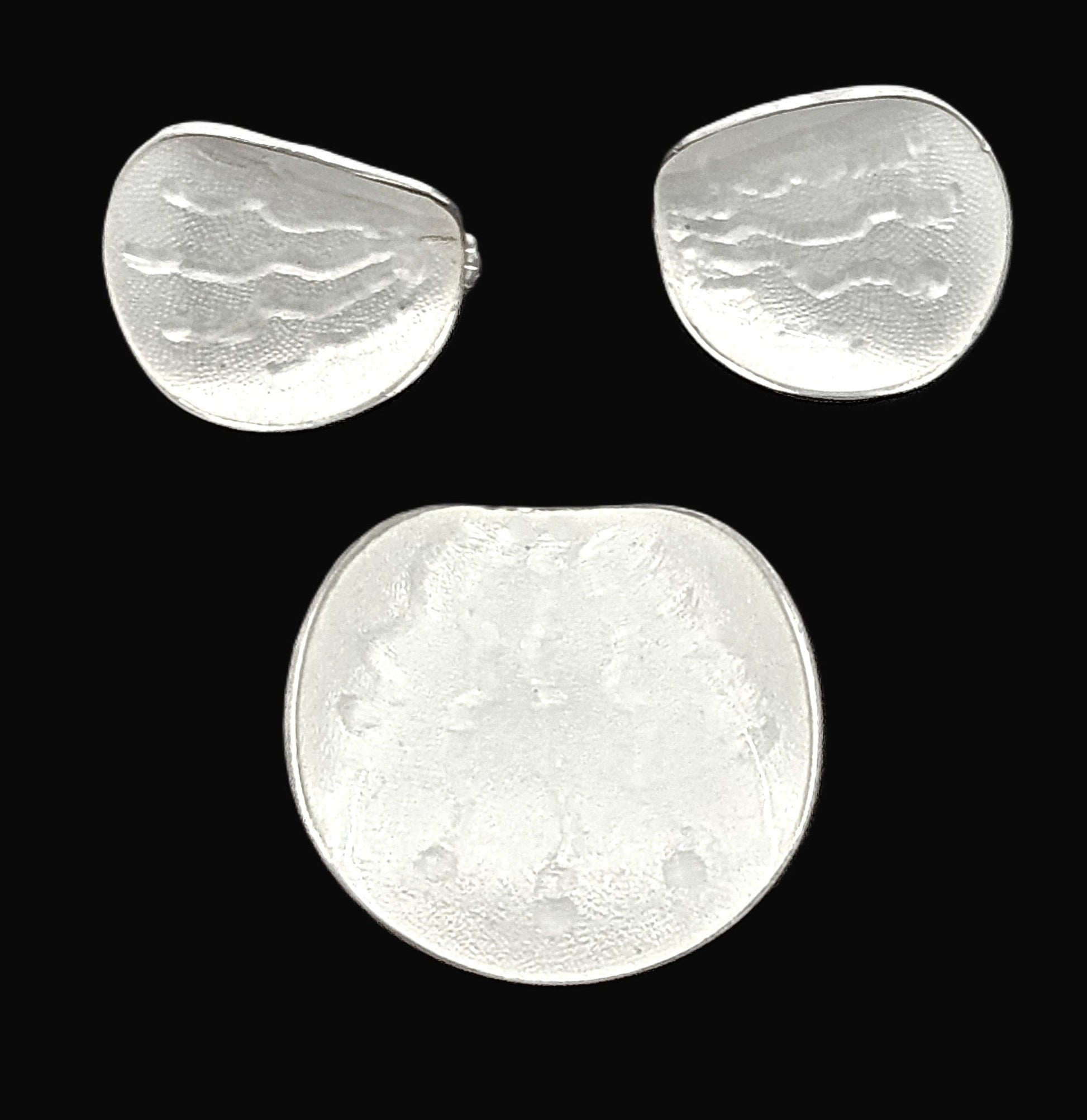 Einar Modahl Jewelry Rare Norway Einar Modahl Sterling Enamel Modernist Demi Parure Set C. 1940s