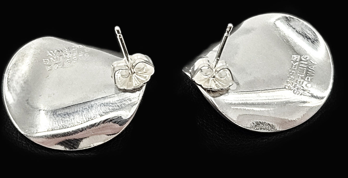 Einar Modahl Jewelry Rare Norway Einar Modahl Sterling Enamel Modernist Demi Parure Set C. 1940s