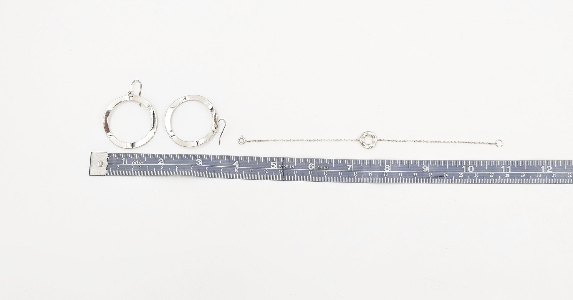 Ippolita Jewelry Retired Designer Ippolita Italy Sterling Modernist Bracelet & Earrings Set