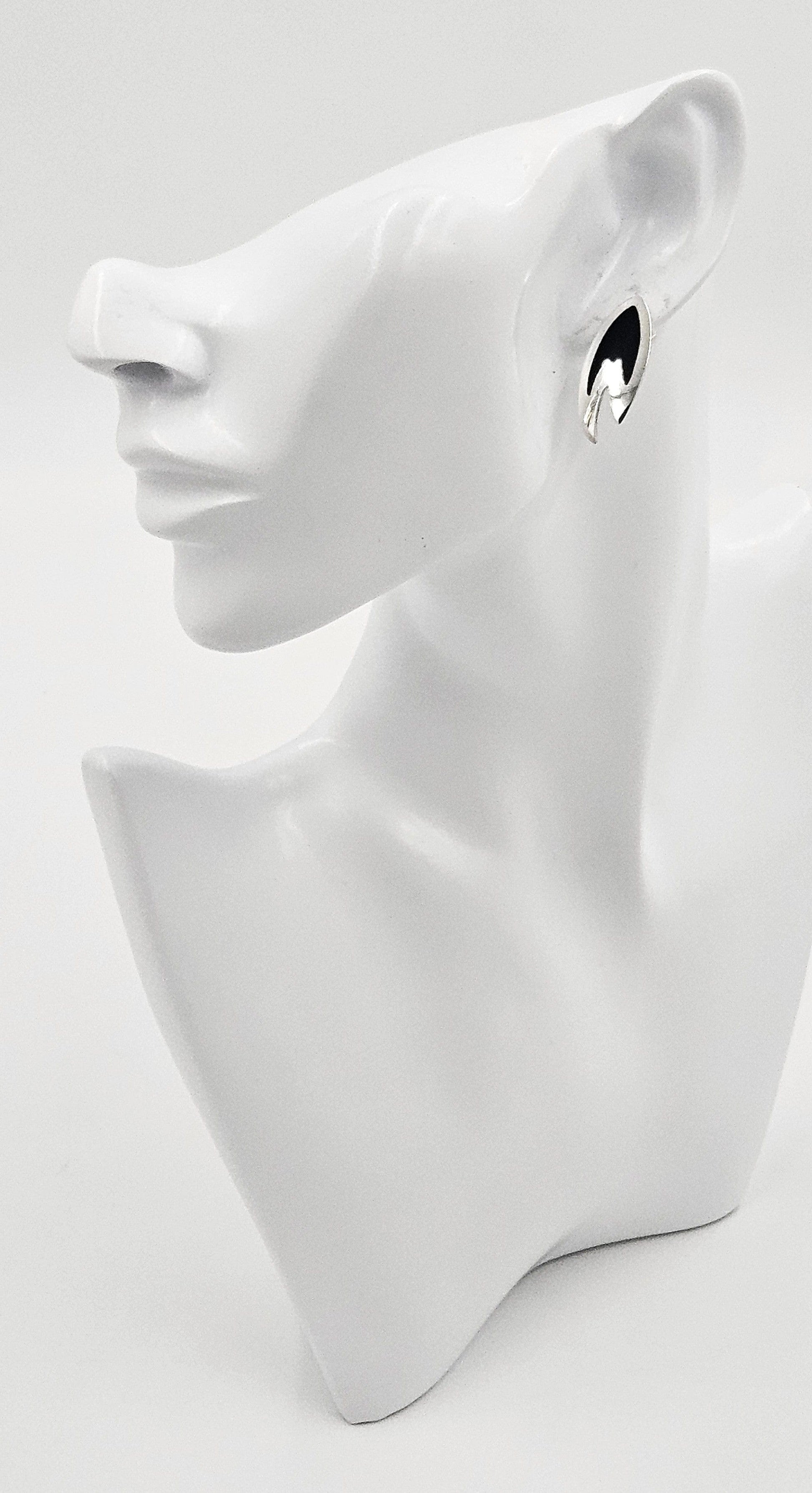 Kai Ehrling Feiling Jewelry Kai Ehrling Feiling Denmark Sterling Enamel Mod Atomic Earrings Circa 50s-60s