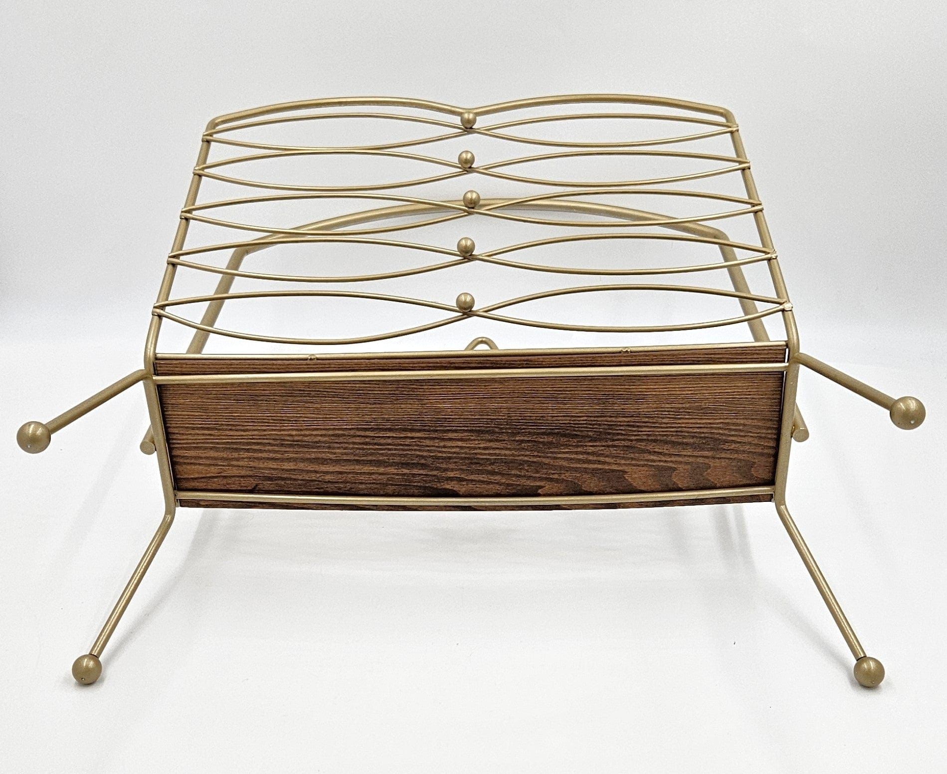 MCM Magazine Rack Magazine Rack 1950s Hollywood Regency Style Magazine Holder