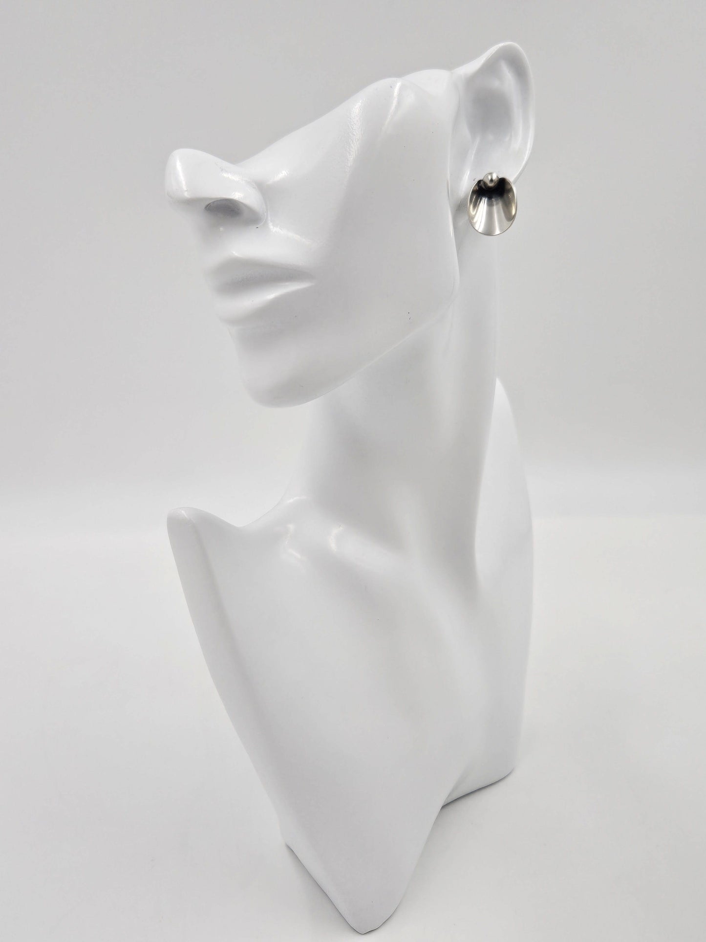 Niels Erik From Jewelry Danish Niels Erik From Sterling Modernist Flowers Demi Parure Set C. 1940/50s