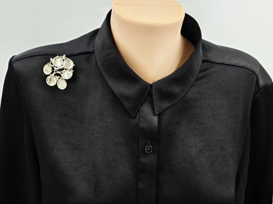 Norwegian Sterling Brooch Jewelry Vintage Norwegian Sterling Silver Solje Brooch #12