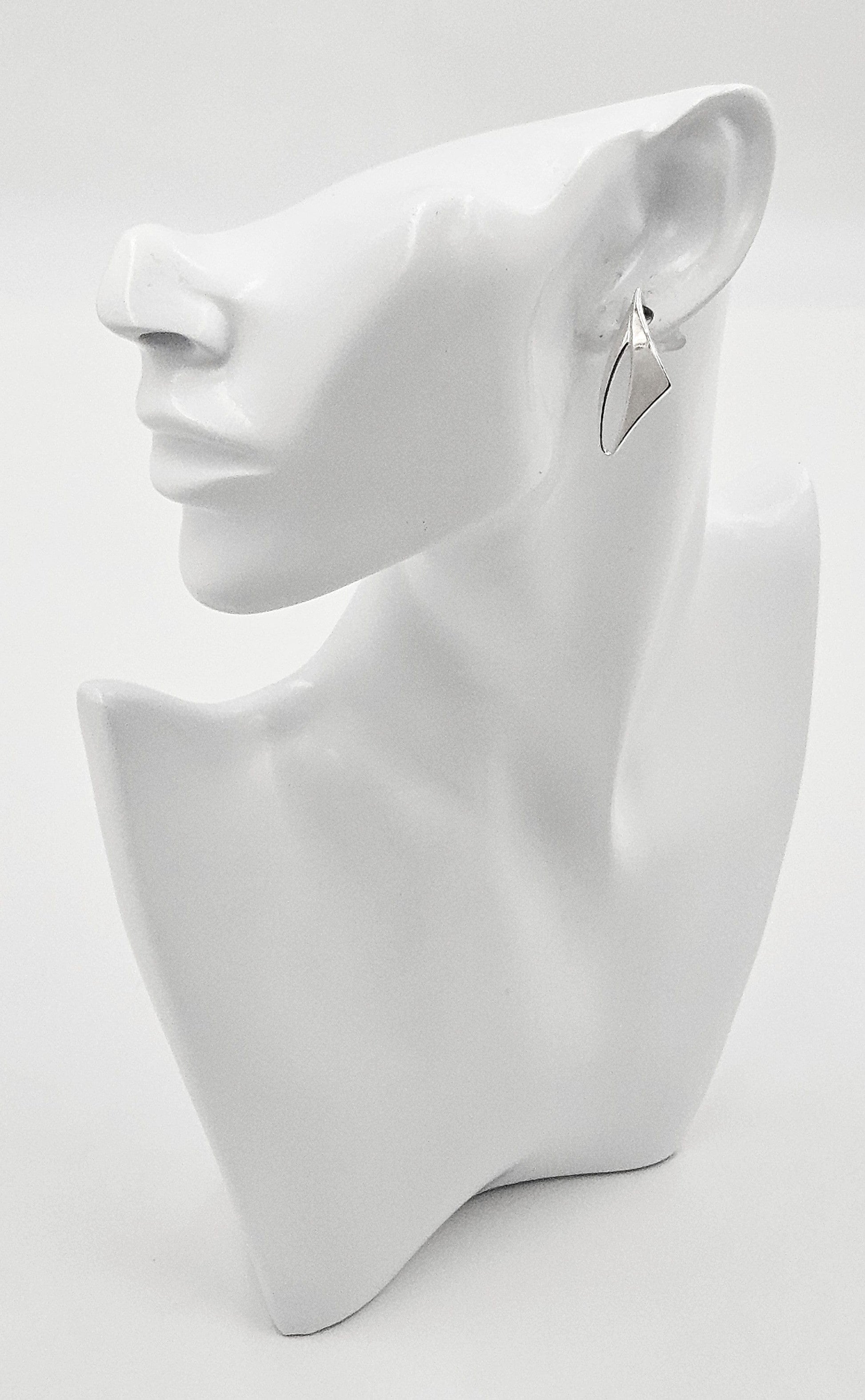 Warmind Jewelry Rare Poul WARMIND Denmark Sterling Modernist Necklace Earrings Set 1960's