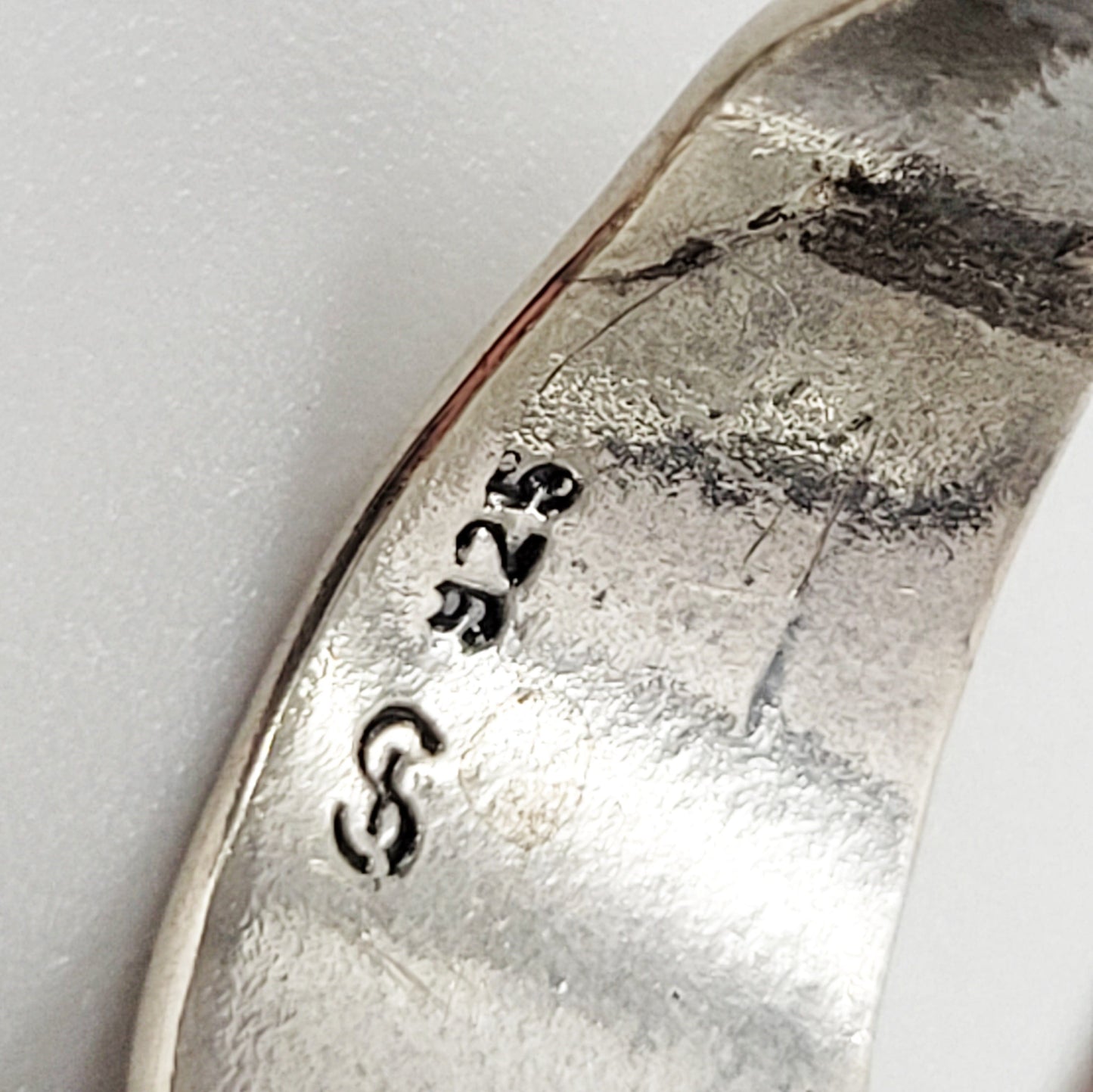 Sterling Ring Jewelry Vintage Sterling Silver & Pearl Large Bold Abstract Modernist Cocktail Ring